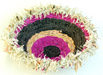 Cocoa Raspberry Fiber Art