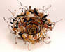 Nest of Mud Cloth Fiber Art
