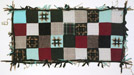 Velvet Quilt Fiber Art